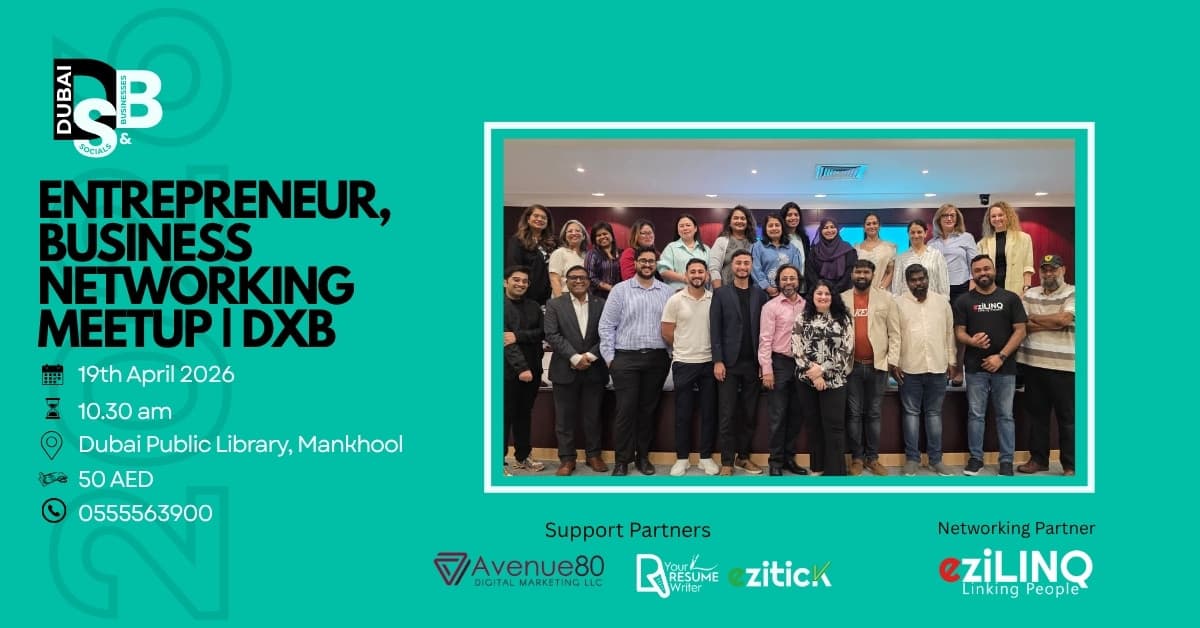 ✨ DSB Networking Meetup – April Edition ✨